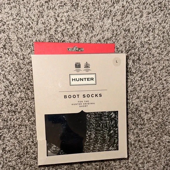 Hunter Black and White Boot Socks - Picture 1 of 1